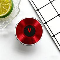 BTS ARIRANG Vinilinės plokštelės stiliaus telefono laikiklis Akrilinis mielas nario vardo telefono rankenėlė Išskleidžiamas stovas Kpop gerbėjų atributika Dovana V black