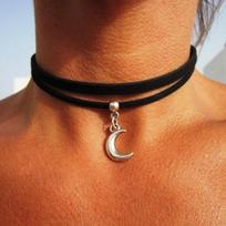 Lunar Choker Necklace black