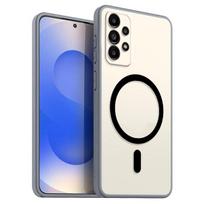 Magnetic Iron Ring Phone Case for Samsung Galaxy A73 5G,A53,A52 4G/5G,A52S,A33,A32 4G,A32,A23,A13 Matte Soft TPU Shockproof Cover Galaxy A13 4G blue