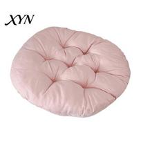 Soft Marshmallow Feel Seat Mat Chair Cushion with Straps, Square Round Pad, Solid Cloud Color Non-slip Office Pad for Dining Patio Breathable gray