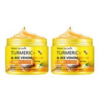 Turmeric Bee Venom Anti-Drying Crack Foot Cream Hand Cracked Repair Skin Removal Care Cream Dead Feet Hand Skin yellow