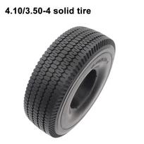 10 Inch Solid Tyres for Electric Vehicles 4.10/3.50-4 Non-pneumatic Tires Warehouse Cars Scooter Wheel Solid tire gray