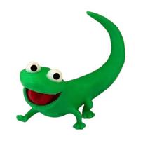 Rankų darbo 3D spausdintas žalias driežas Ornamentas Juokinga roplių miniatiūrinė figūrėlė Dovana filmų mėgėjui ir kolekcionieriams green