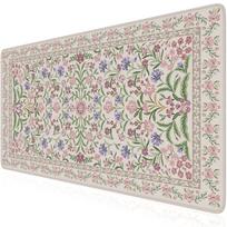 Soft Framed Floral Large Mouse Pad Stitched Anti Slip Rubber Base Mat For Gaming Desk Office Pc Keyboard Desktop Accessories 800x300x2mm