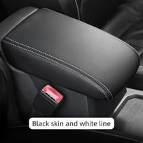 For Volkswagen VW Tiguan 2023 Accessories 2017 2018 2019 2020 2021 2022 MK2 Leather Protective Cover For Central Armrest Box For 16-23 VW Tiguan