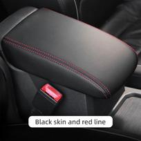 For Volkswagen VW Tiguan 2023 Accessories 2017 2018 2019 2020 2021 2022 MK2 Leather Protective Cover For Central Armrest Box For 16-23 VW Tiguan