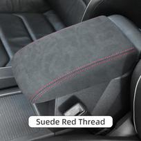 For Volkswagen VW Tiguan 2023 Accessories 2017 2018 2019 2020 2021 2022 MK2 Leather Protective Cover For Central Armrest Box For 16-23 VW Tiguan