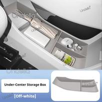 For MG4 EV Urban 2026 2027 Car Rear AC Vent Kick Pad Center Console Lower Mat Silicone Protective Cover Car Interior Accessories gray