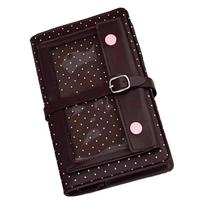 A6 PU Binder Journal with Clear PVC Cover and 60 Sheets Blank Pages PU Leather Binder Diary Notebook For Note Taking Journaling ruda