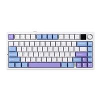 EPOMAKER X AULA F75 MAX Kompaktiška 75% Mechaninė Žaidimų Klaviatūra su Laidiniu/BT5.0/2.4GHz Bevieliu Ryšiu, TFT Ekranu ir Rankenėle PC/Mac