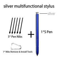 S Pen For Samsung Galaxy Note 10 SM-N970 SM-N970U EJ-PN970 Stylus Pen with 5 Replacement Nibs/Tips(Without Bluetooth) 6 sidabras