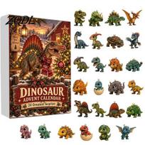 Advent Calendar for Boys Girls 24 Days Dinosaur Christmas 2026, Cute 2D Acrylic Themed Party Favors Figures Countdown Calendar, Holiday Gifts H