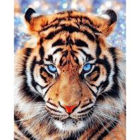 5D deimantinė mozaika 40×50 cm – The Look of Tiger (LG297e)
