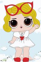 Tapybos pagal skaičius rinkinys 20×30 cm – Little Girl with Glasses (MC1093e)