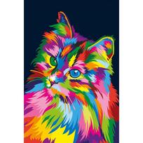 Tapybos pagal skaičius rinkinys 20×30 cm – Through the eyes of a cat (MC1116e)