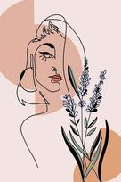 Tapybos pagal skaičius rinkinys 20×30 cm – Linear beauty (MC1134e)