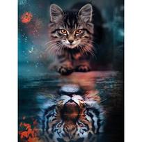 Tapybos pagal skaičius rinkinys 30×40 cm – Self-Reflection (ME1159e)