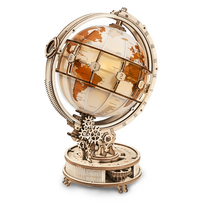 „Varvikas“ medinis 3D konstruktorius „Luminous Globe“ (RK009e)