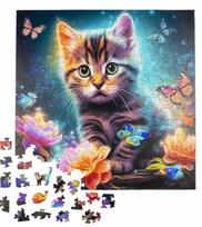 „Varvikas“ medinė dėlionė „Pretty Cat“ (PW030e) – 300 detalių
