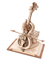 „Varvikas“ medinės muzikinės dėžutės rinkinys „Magic Cello“ (RK018e)