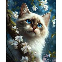 5D deimantinė mozaika 40×50 cm – Cat's Harmony (LG338e)