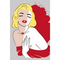Tapybos pagal skaičius rinkinys 20×30 cm – Hollywood diva (MC1141e)