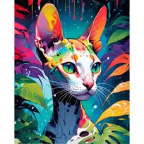 5D deimantinė mozaika 40×50 cm – Tropical Sphynx (LG351e)