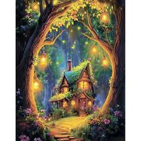 5D deimantinė mozaika 50×65 cm – Dreamland Cottage (LMC292e)