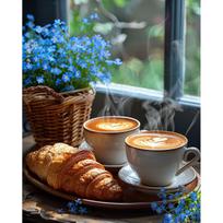 5D deimantinė mozaika 40×50 cm – Delightful Morning (LG356e)