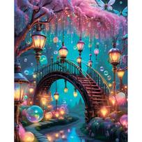 Tapybos pagal skaičius rinkinys 40×50 cm – Enchanted Street (MG2496e)
