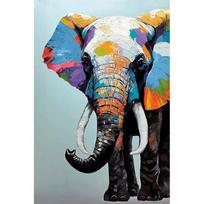 Tapybos pagal skaičius rinkinys 60×90 cm – Colorburst Elephant (MMT002e)