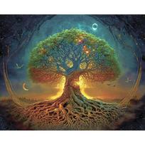 5D deimantinė mozaika 40×50 cm – Cosmic Roots (LG359e)