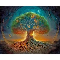 Tapybos pagal skaičius rinkinys 40×50 cm – Cosmic Roots (MG2503e)