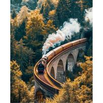Tapybos pagal skaičius rinkinys 40×50 cm – Autumn Express (MG2515e)