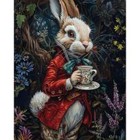 Tapybos pagal skaičius rinkinys 40×50 cm – Rabbit in Wonderland (MG2517e)