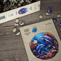 „Varvikas“ medinė dėlionė „Dolphin Bay“ (PW042e) – 500 detalių