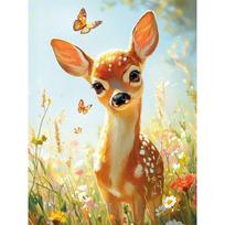 Tapybos pagal skaičius rinkinys 30×40 cm – Little Fawn (ME1179e)