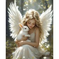 5D deimantinė mozaika 40×50 cm – Heavenly Friend (LG387e)