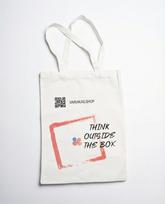 Drobinis krepšys „Think outside the box“ (BAG002e)