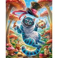 5D deimantinė mozaika 40×50 cm – Cheshire Cat (LG411e)
