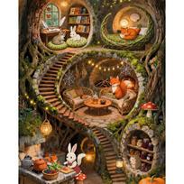 Tapybos pagal skaičius rinkinys 40×50 cm – Woodland Comfort (MG2546e)
