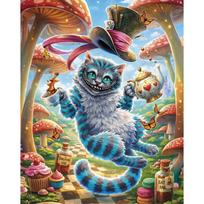Tapybos pagal skaičius rinkinys 40×50 cm – Cheshire Cat (MG2548e)