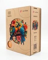 „Varvikas“ medinė dėlionė „Parrots“ (PW057e) – 300 detalių
