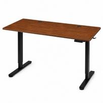 Kompiuterio stalas reguliuojamo aukščio ModernHome JSD-B5-1-19, 120 cm x 60 cm, 72 - 118 cm, tamsaus ąžuolo sp.