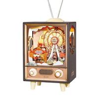 Muzikinis 3D medinis konstruktorius Robotime Sunset Carnival, 174 d.