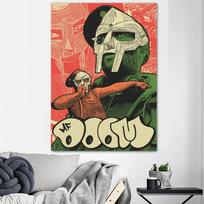 MF DOOM Muzika Pop Albumo Viršelis, HD Drobės Spaudos Plakatas, Namai, Svetainė, Kambarys, Biuro Dekoravimo Paveikslas 30X40cm Unframed