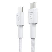 GREEN CELL GC PowerStream USB cable USB 3.2 Gen 1 (3.1 Gen 1) 0.3 m USB C 0.48Gbit/s 60 W White