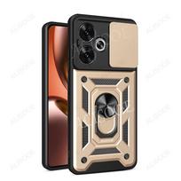 Funda for Realme GT 7 7T Case Slide Camera Lens Ring Stand Holder Shockproof Phone Cover for Realme GT7 Capa Realme GT 7 auksas