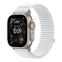 Sport Loop for Apple watch Band Series 11/10/9/8/7/6/SE/Ultra 3 49mm 46mm 45mm 44mm 42/41/40mm Belt Bracelet Correa iWatch Strap 42 44 45 49 S11-46mm balta