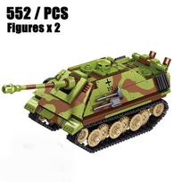 Antrojo pasaulinio karo Vokietijos karinis JAGDPANTHER G1 šarvuotas transporto priemonė Tipas 59 Vidutinis tankas Kovos plytos Armijos modelio konstravimo kaladėlių rinkinys Vaikams žaislai beige